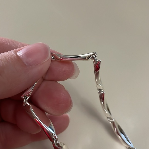 JENNY BIRD NWT Adjustable Silver Necklace - Picture 9 of 14